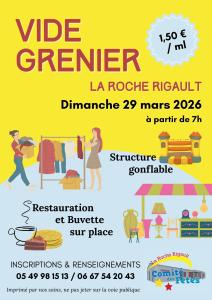 Vide-greniers - La Roche-Rigault
