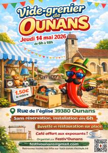 Vide grenier / Marché aux puces à Ounans