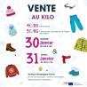 Vente au Kilo des vêtements, chaussures, accessoires et linge de maison