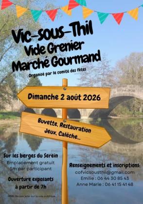 Vide grenier et marché gourmand