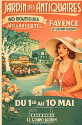 Jardin des antiquaires, brocante et art - Fayence