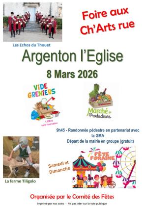 Brocante, Vide-greniers - Argenton-l'Église