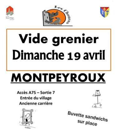 Vide grenier de printemps - Montpeyroux