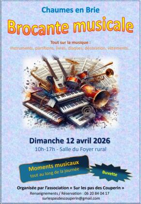 Brocante MUSICALE - Chaumes-en-Brie