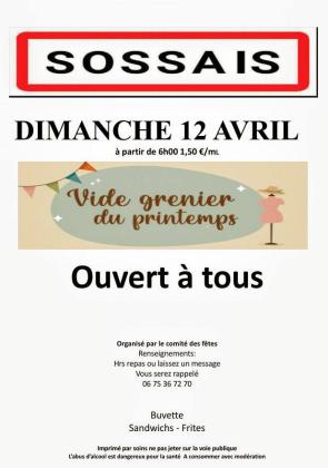 Brocante, Vide-greniers - Sossais