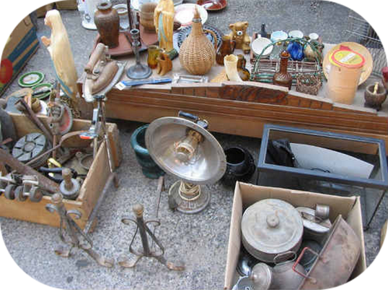 Brocante, Vide-greniers - Vergné