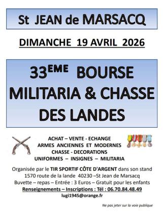 Bourse militaria - Saint-Jean-de-Marsacq