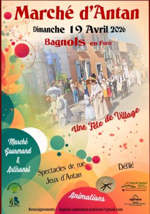 Marché d'Antan - Bagnols-en-Forêt