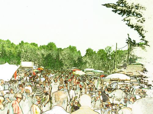 Brocante, Vide-greniers - Grane