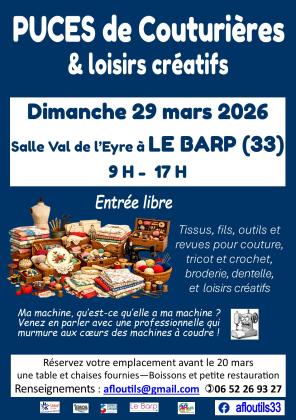 Puces des couturières - Le Barp