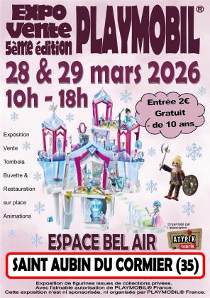 Expo-vente Playmobil - Saint-Aubin-du-Cormier