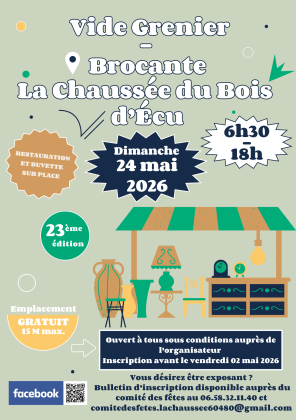 Brocante, vide-greniers, foire à tout - Lachaussée-du-Bois-d'Écu