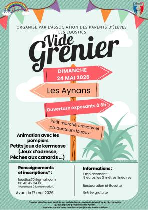 Vide-greniers - Les Aynans