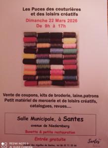 les Puces des Couturières et des Loisirs Créatifs 59211 SANTES