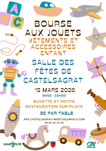 Bourse aux jouets, vêtements et accessoires enfant - Castelsagrat