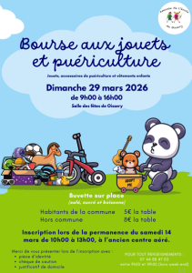 Bourse à la puériculture - Oissery