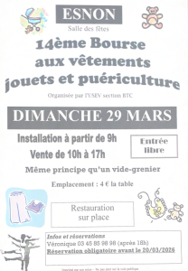 Bourse aux jouets - Esnon