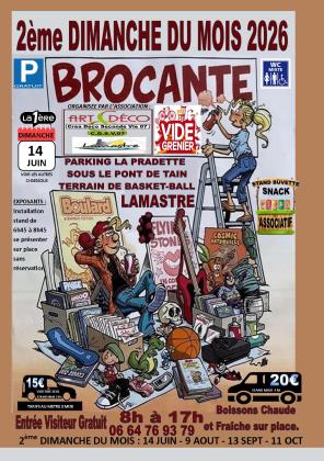 BROCANTE VIDE GRENIER D'ETE DE LAMASTRE