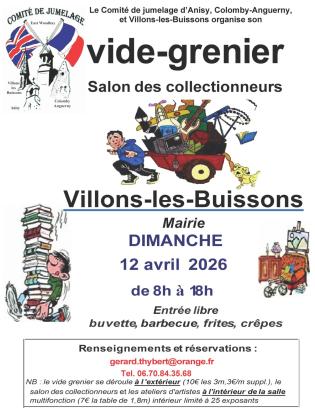 Vide-greniers, salon de collectionneurs, ateliers créatifs - Villons-les-Buissons