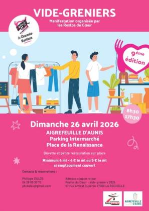 Vide-greniers - Aigrefeuille-d'Aunis