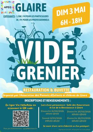 Vide-greniers - Glaire