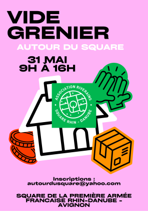 Vide grenier Autour du square