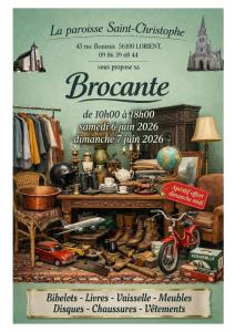 BROCANTE DE LA PAROISSE ST CHRISTOPHE DE LORIENT