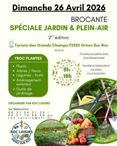 Brocante spéciale jardin - Gréez-sur-Roc