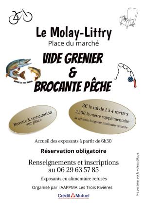 Brocante pêche, vide-greniers - Le Molay-Littry