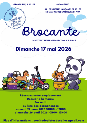 Brocante, Vide-greniers - Selles