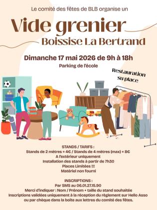 Vide-greniers - Boissise-la-Bertrand