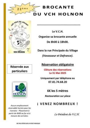 Brocante, Vide-greniers - Holnon