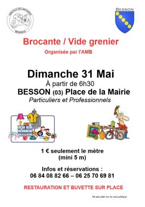 Brocante, Vide-greniers - Besson
