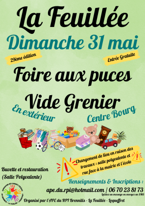 Marché aux puces, vide-greniers - La Feuillée