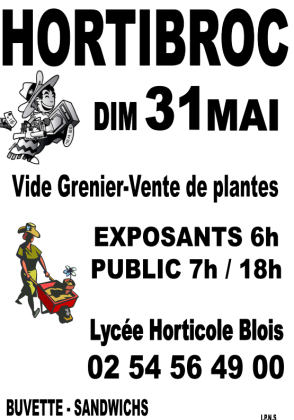 Vide-greniers, vente de plantes - Blois