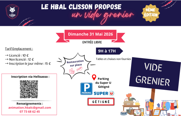 Vide-greniers - Gétigné