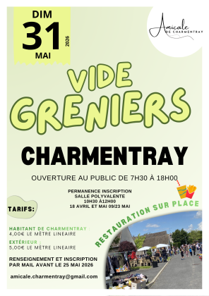 Vide-greniers - Charmentray