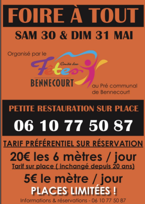 Foire à tout - Bennecourt