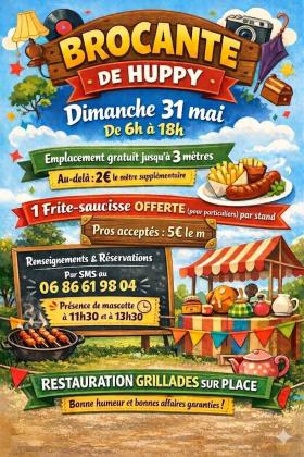 Brocante, Vide-greniers - Huppy