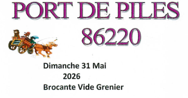 Brocante, Vide-greniers - Port-de-Piles