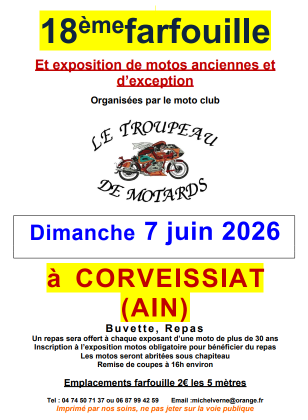 Vide-greniers - Corveissiat