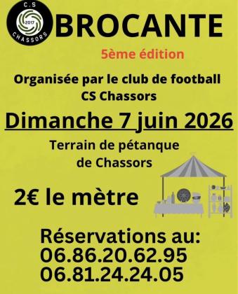 Brocante, Vide-greniers - Chassors