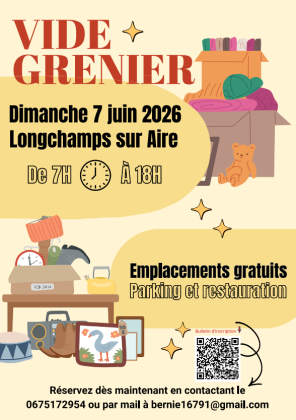 Vide-greniers - Longchamps-sur-Aire