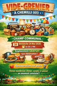 Vide-greniers - Chemilli