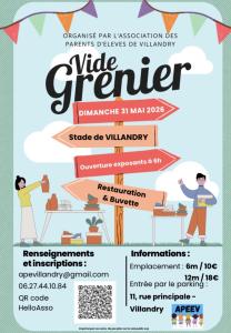 Vide grenier annuel de l'APEEV
