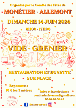 Vide-greniers - Monêtier-Allemont
