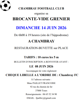 Brocante, Vide-greniers - Chambray-lès-Tours