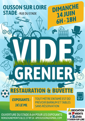 Vide-greniers - Ousson-sur-Loire