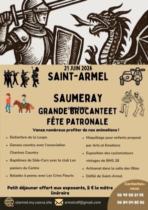 Brocante, Vide-greniers - Saumeray