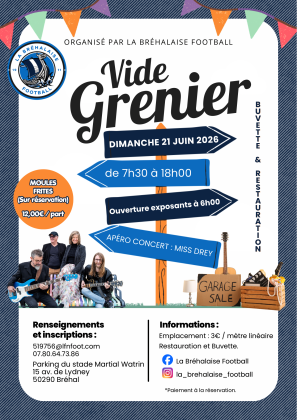 Brocante, Vide-greniers - Bréhal